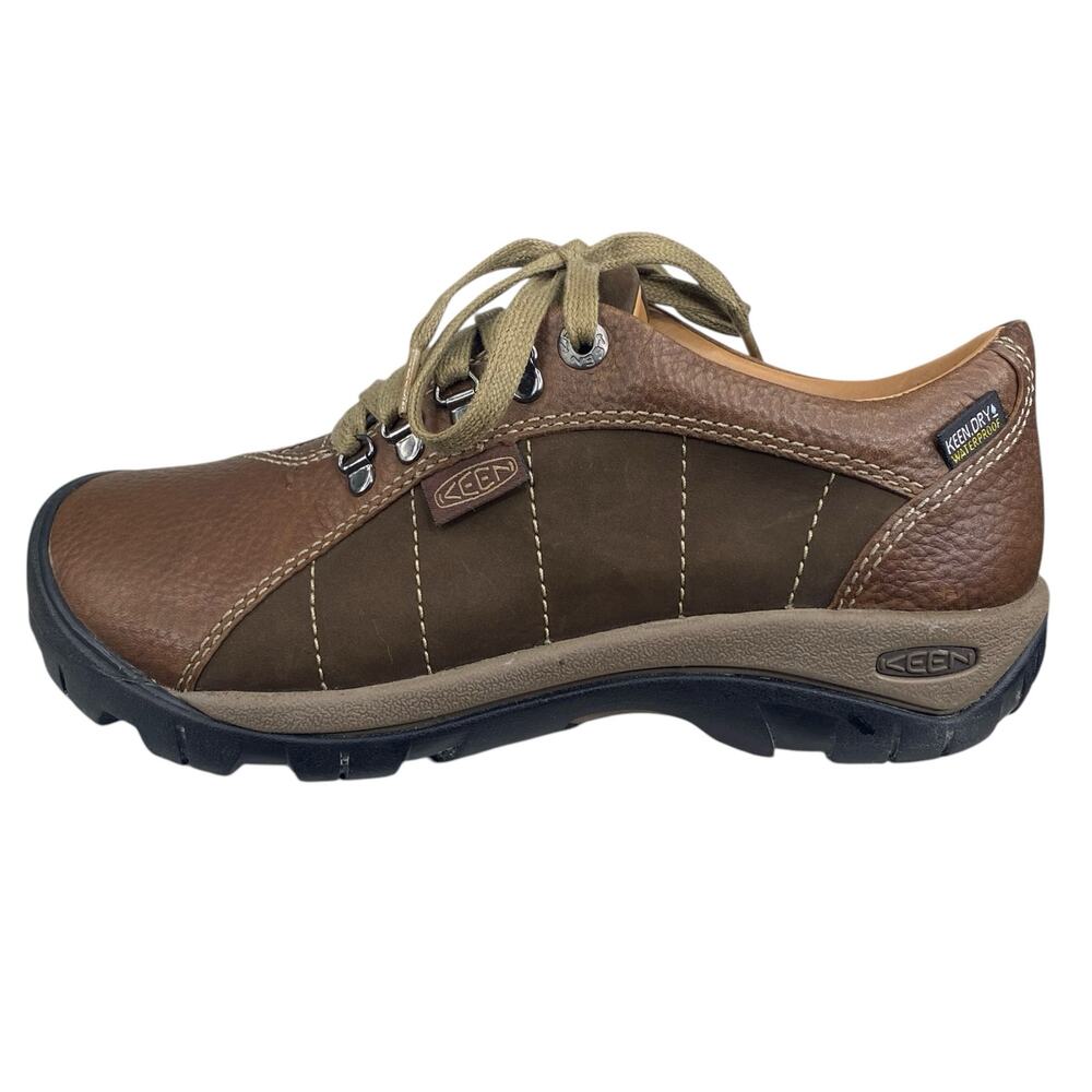 Keen Women’s Presidio Brown Leather Trail Hiking Loafer Size US 6.5 - Picture 3 of 11